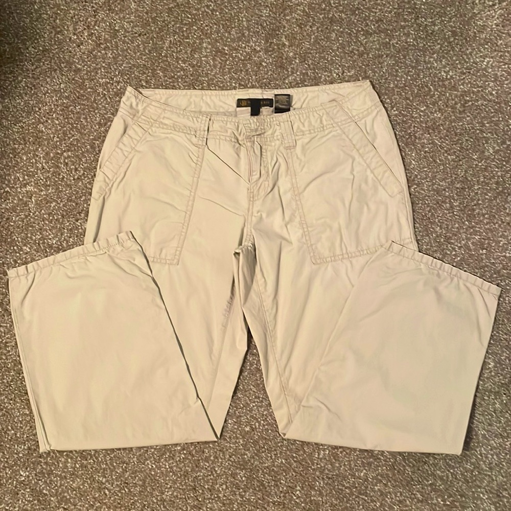 Outback Red thin khaki cargo like pants.